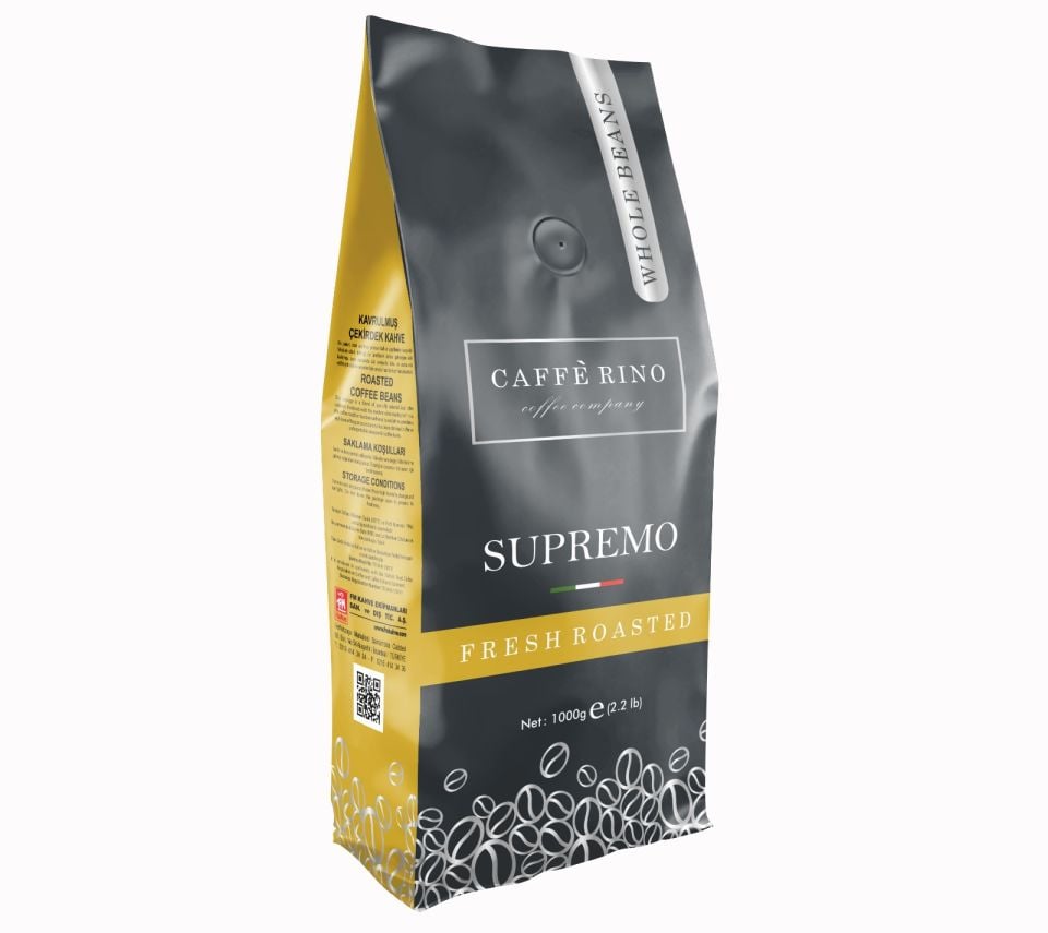 Caffe Rino Espresso Supremo (Çekirdek Kahve) 1000gr