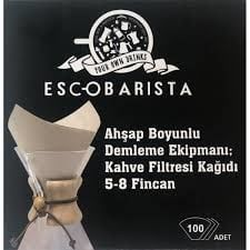 Chemex Fi̇ltre Kağıdı 5-8 Cup - 100 Adet