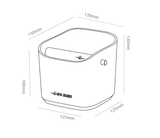 MHW-3BOMBER Knock Box - Beyaz