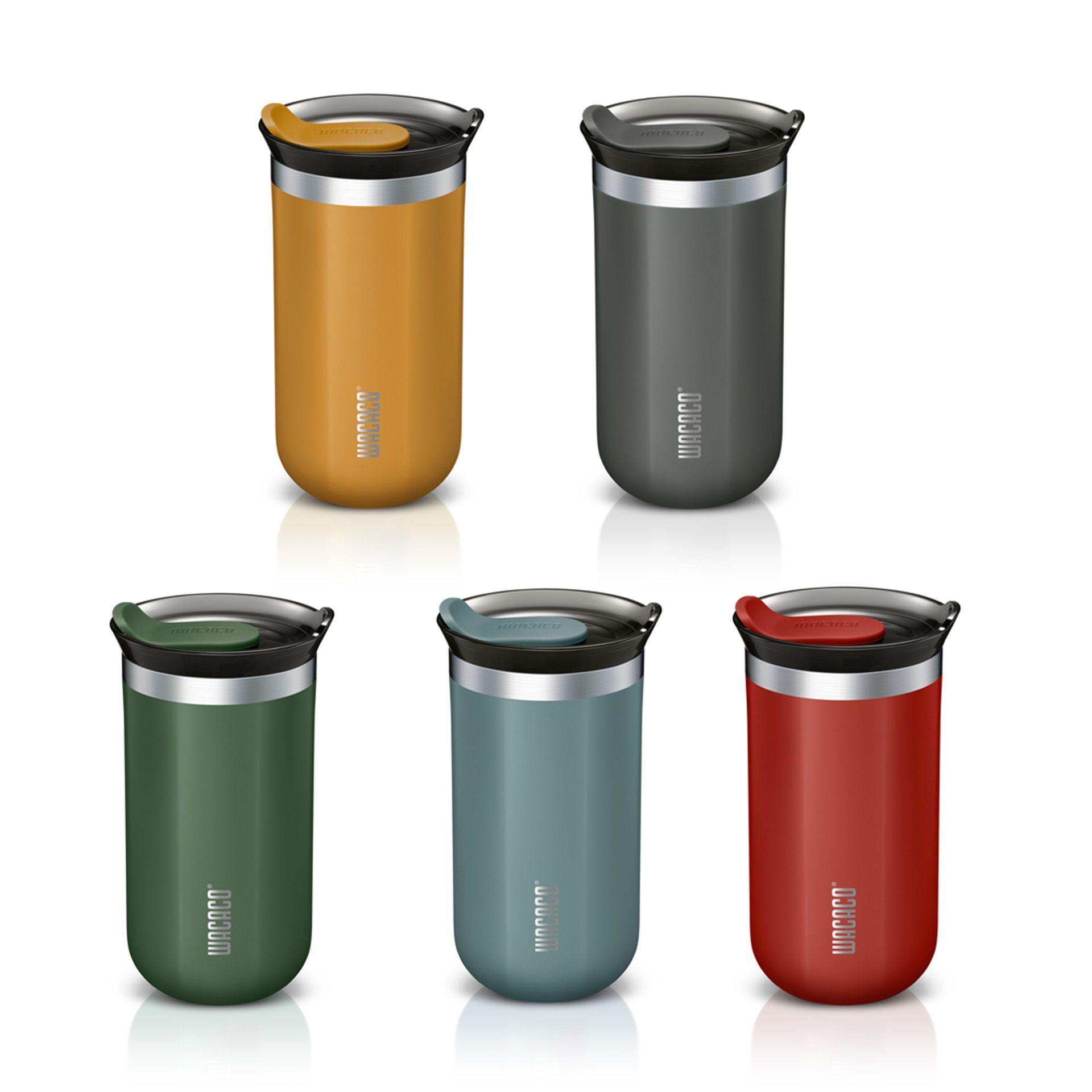 Wacaco Octaroma Termos Mug Gümüş Gri