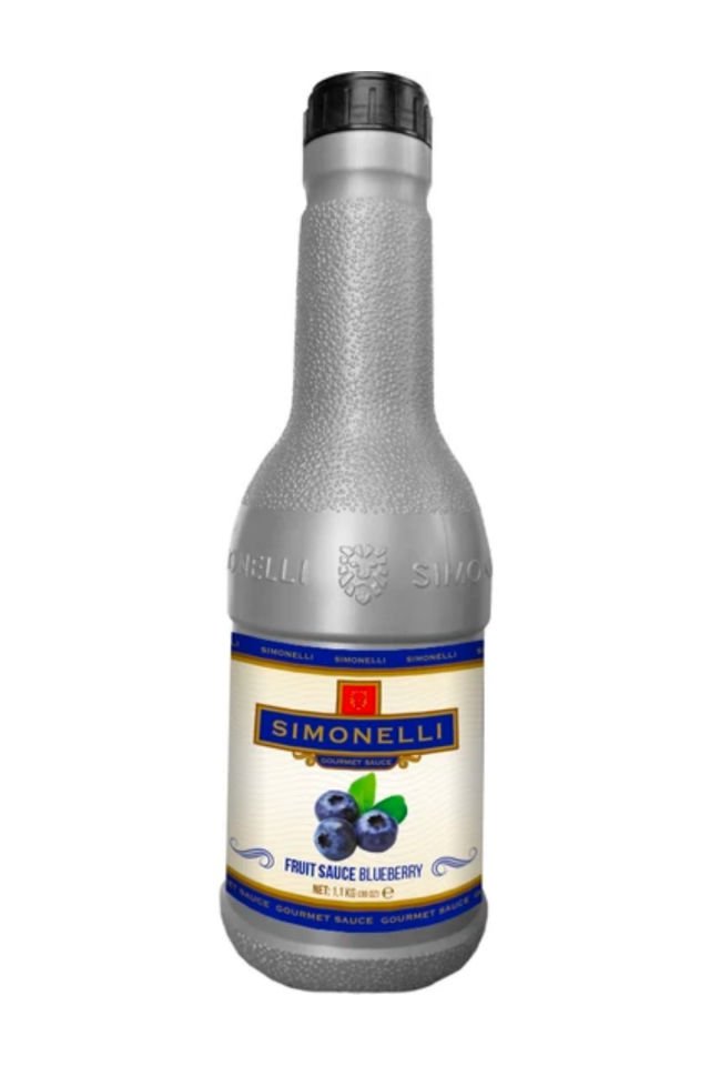 Simonelli - Yaban Mersini Aromalı Frozen Püre Smoothies - 1000 Gr