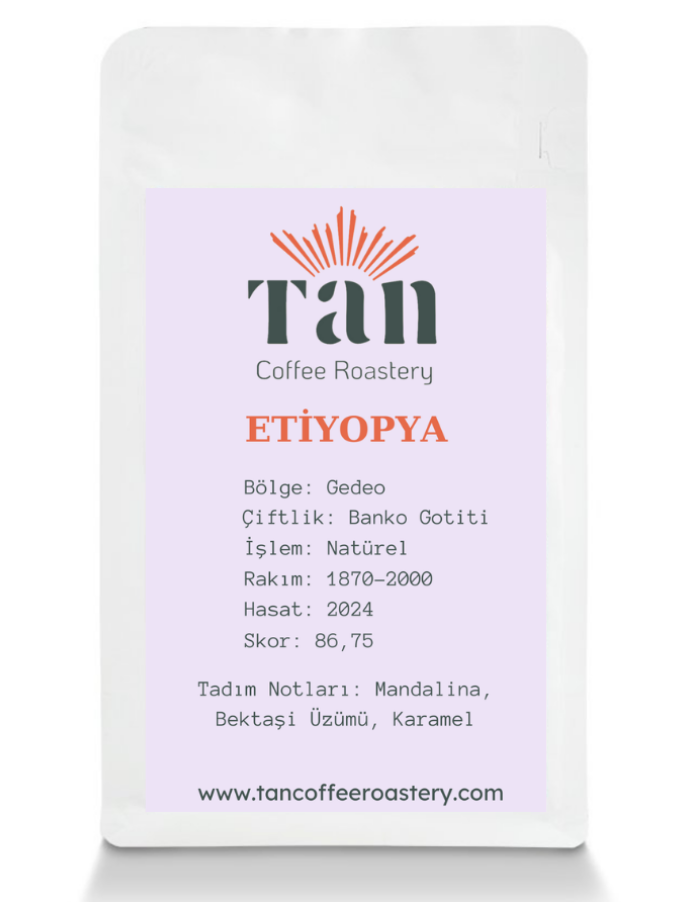 ETİYOPYA ( ÇEKİRDEK KAHVE ) 250GR