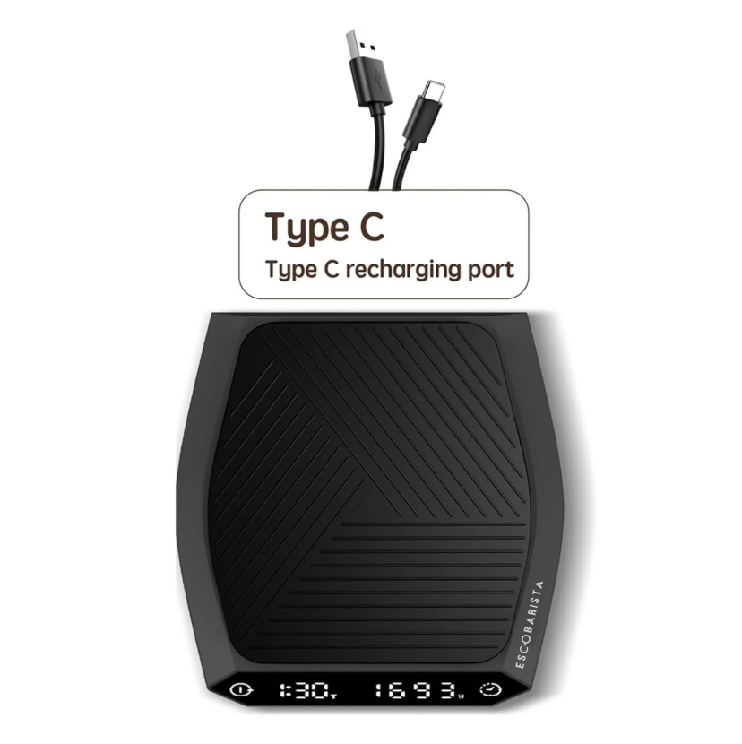 Yeni Escobarista Hassas Tartı Siyah