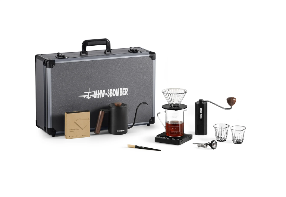 MHW-3BOMBER B-2 TAKTİK BAVUL KAHVE DEMLEME SETİ 10'LU