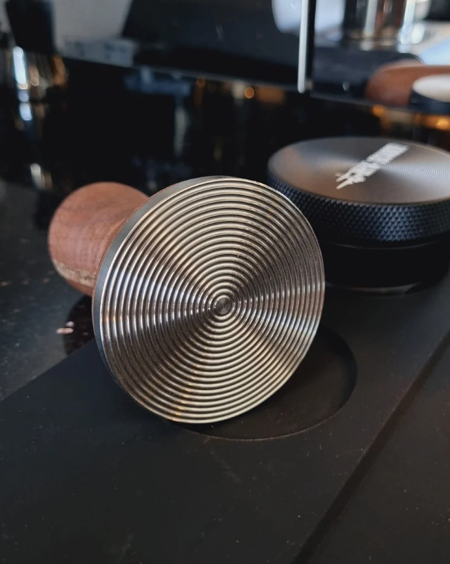 MHW-3BOMBER Walnut Tamper - 58.35mm
