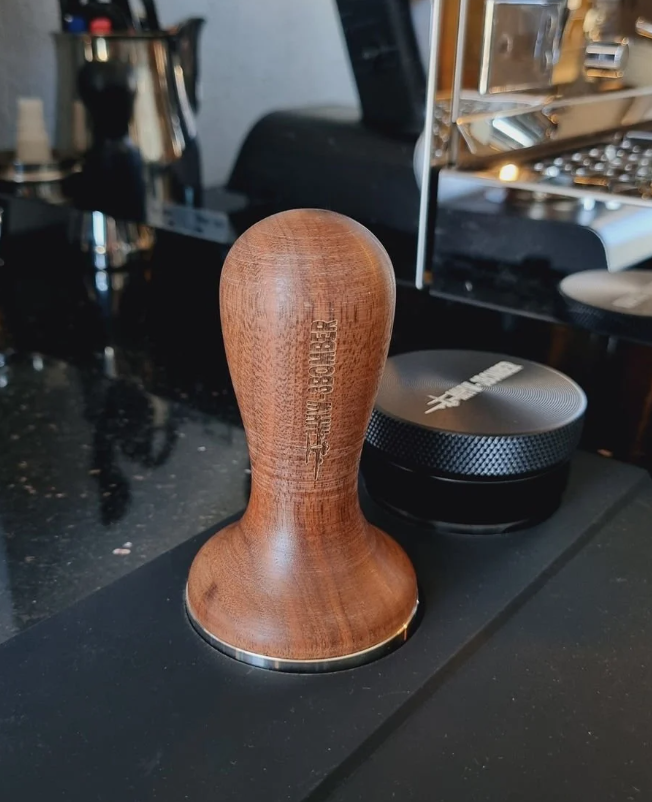 MHW-3BOMBER Walnut Tamper - 58.35mm