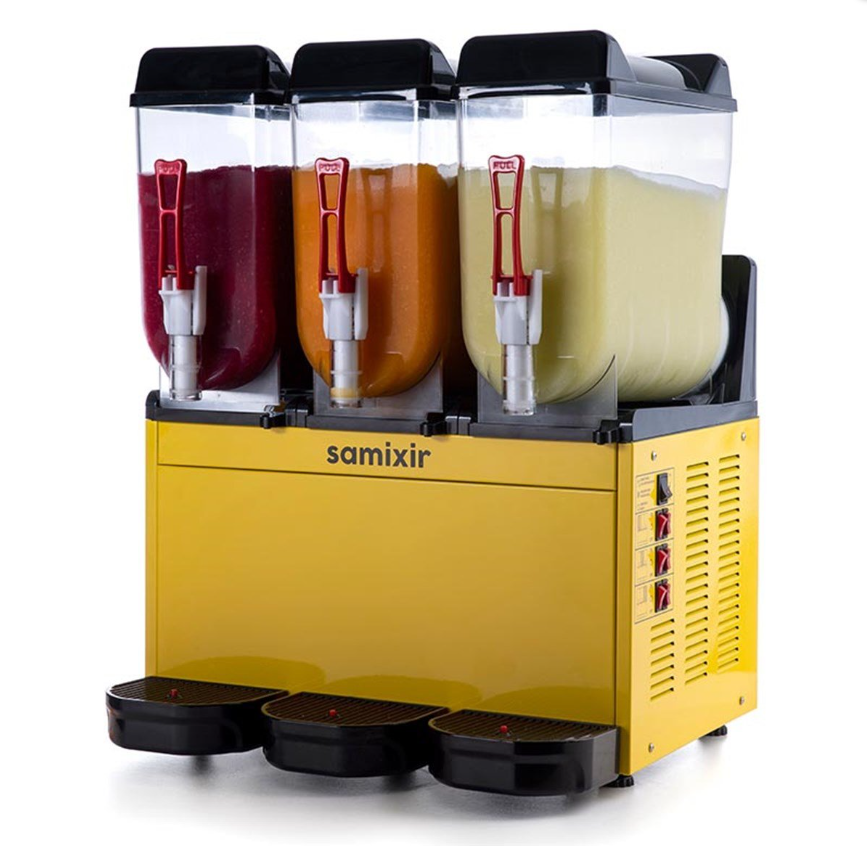 Samixir 12+12+12 L SLUSH TRiPLE BUZLU iÇECEK DiSP. R404 SARI