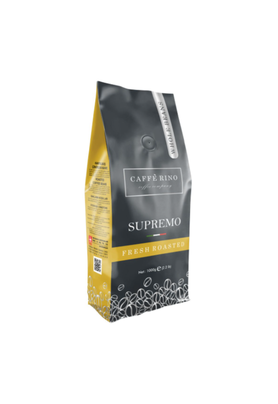 Caffe Rino Espresso Supremo 1000gr (Çekirdek Kahve)