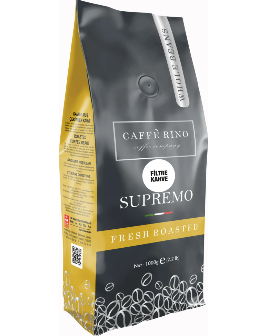 Caffe Rino Filtre Kahve Supremo 1000 gr ( ÖĞÜTÜLMÜŞ TOZ )