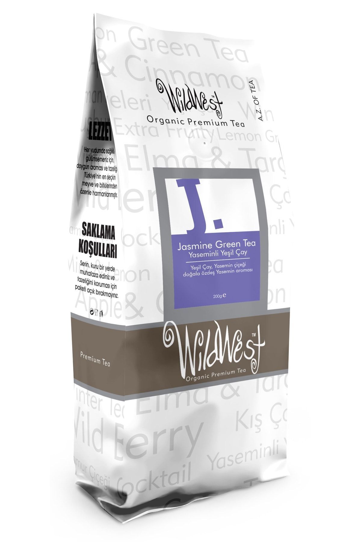 Yaseminli Yeşil Çay  200 gr Wıld West