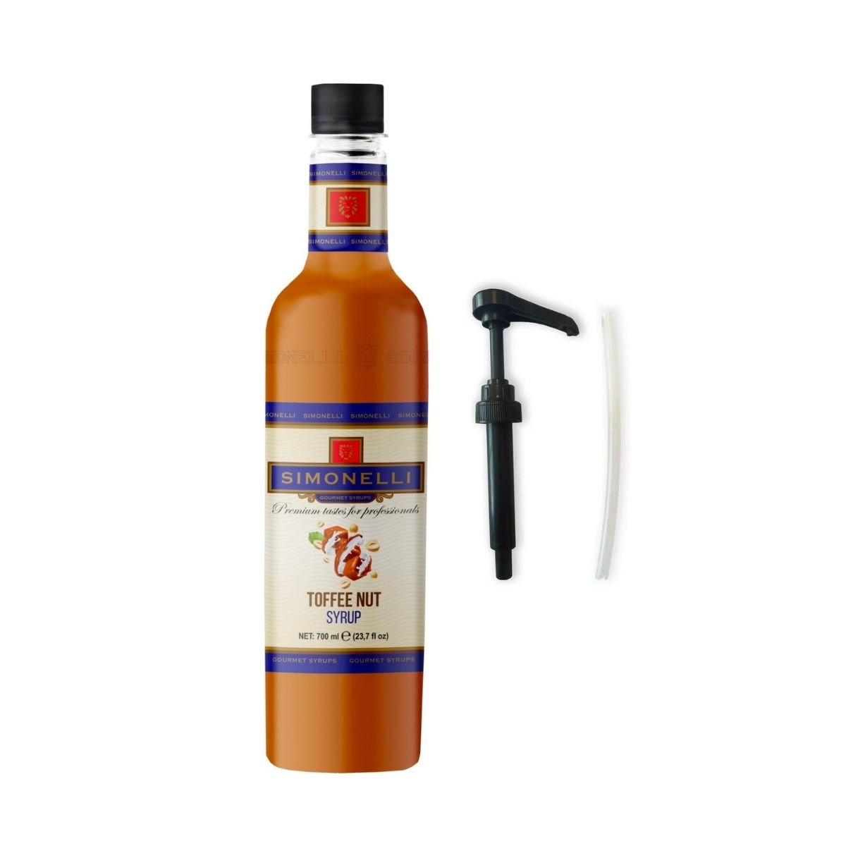 Simonelli - Toffee Nut Aromalı Şurup 70 cl + Pompa
