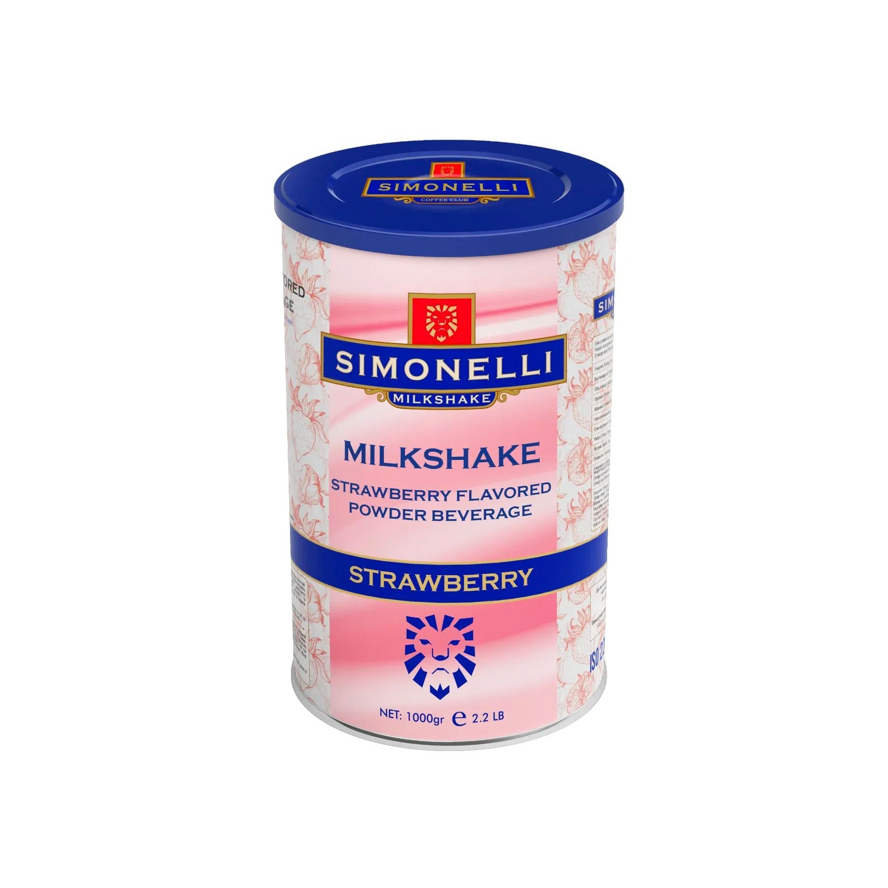 Simonelli - Çilek Aromalı Milkshake - 1000gr