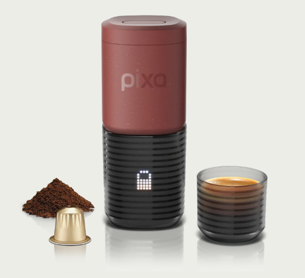 Wacaco Pixapresso Kırmızı- Taşınabilir Şarj Edilebilir Pilli Espresso Makinesi