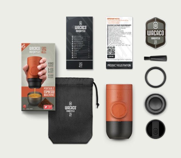 WACACO MINIPRESSO GR2 Bakır - Taşınabilir Espresso Makinesi