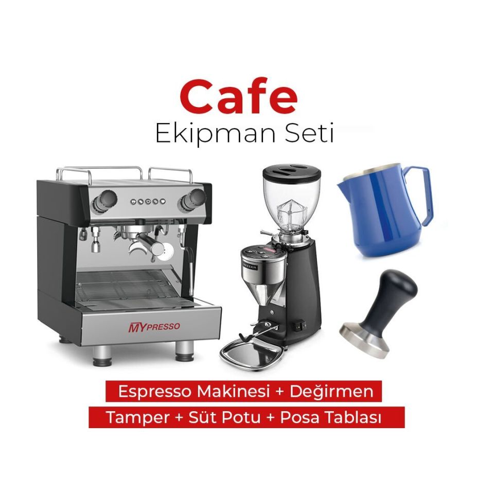 Cafe Ekipman Seti - Tek Gruplu